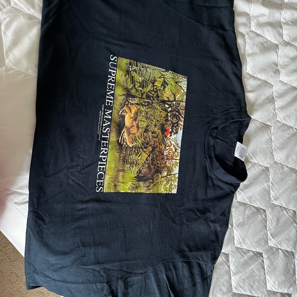 Supreme Masterpieces Black Graphic T-Shirt